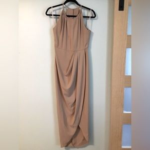 Shona Joy Core cocktail dress in Sand Size US 4 AU 8